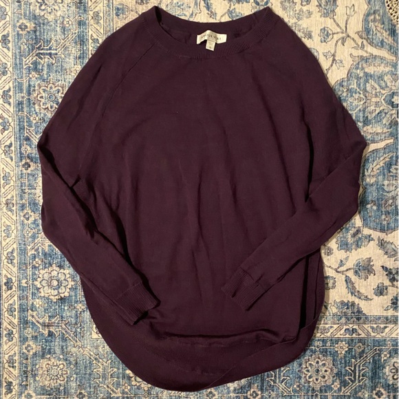 Amour Vert Karlotta Wool Sweater Purple Size XS - Picture 3 of 6